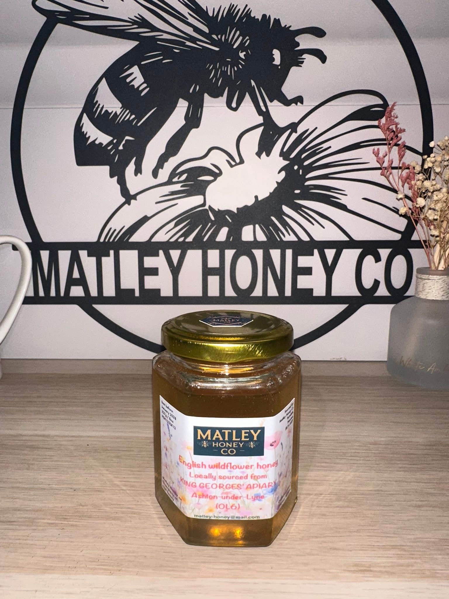 Matley / King Georges Apiary honey jar